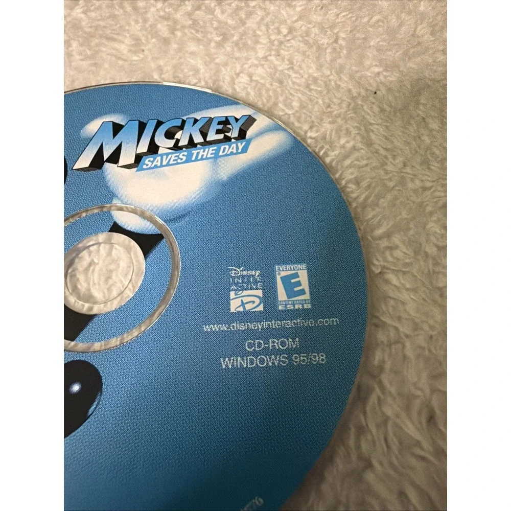 Disney's Mickey Saves the Day 3D Adventure PC CD ROM WIN 95/ 98 PC Disc Only